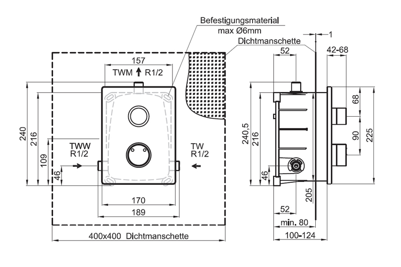 CONGENIAL FIT concealed shower CONTI Sanitärarmaturen GmbH